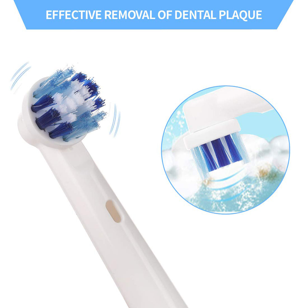 Action Electric Toothbrush Replacement Brush Heads Refill, 4 Count, EB20-P