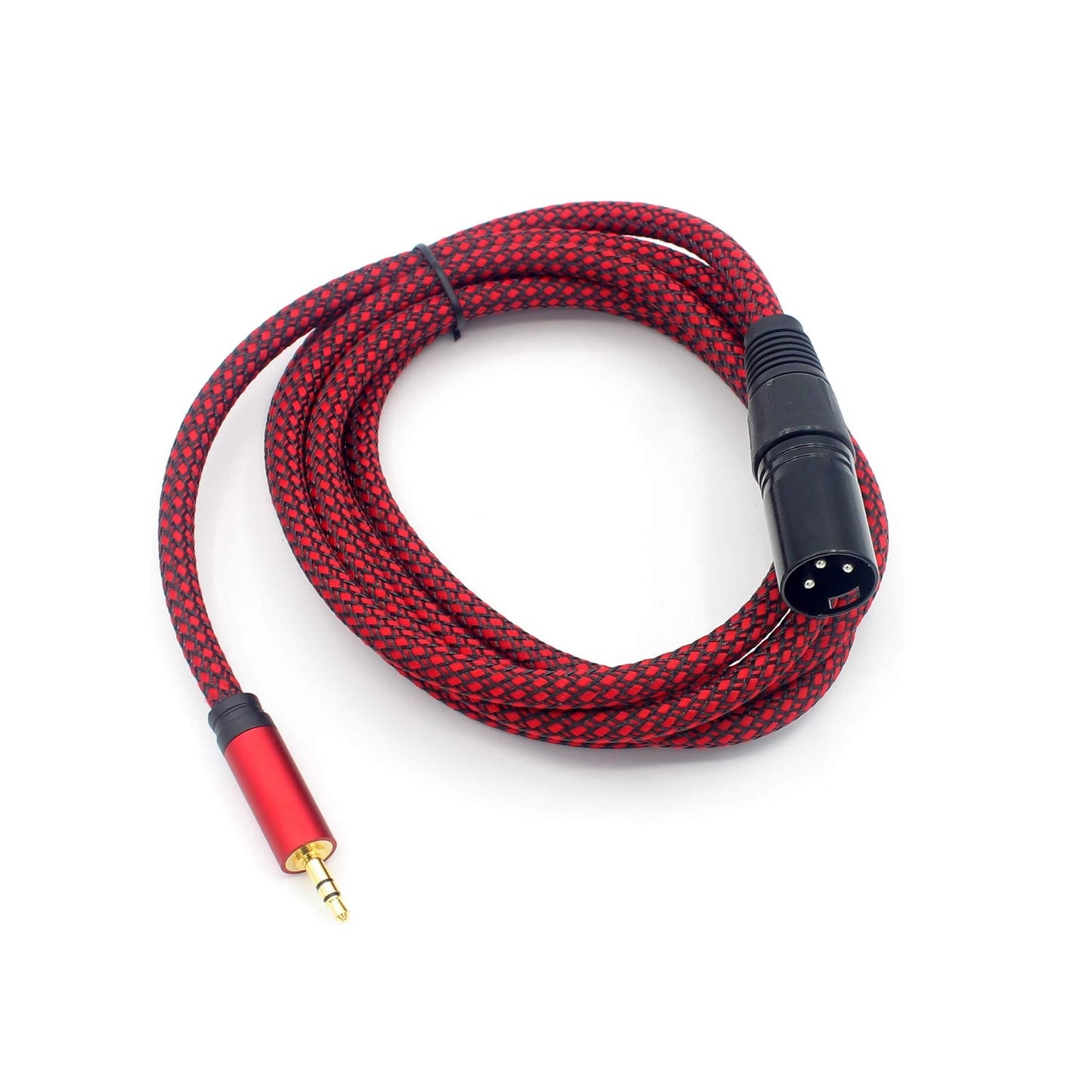 Mini 3.5mm (1/8") TRS to XLR Male Cable – Smartphone to Mixer Stereo Microphone Cable