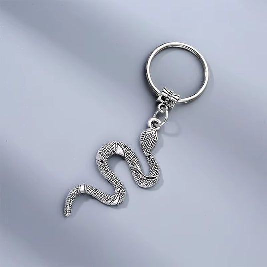 Snake Pendant Keychain Key Ring Metal Gift for your Love One
