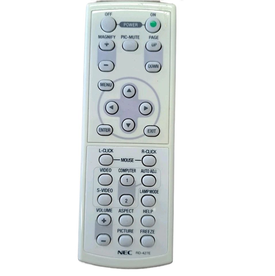 Original Remote Control RD-427E For NEC Vt440 Vt48 Vt57 VT49 VT580 NP600 VT695 VT595 VT590 PROJECTOR