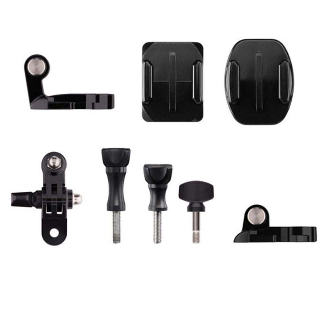 GoPro Mounting Accessories Kit – Adhesive Mounts, Quick Release Buckle, Pivot Arm & Thumb 3 Screws Set