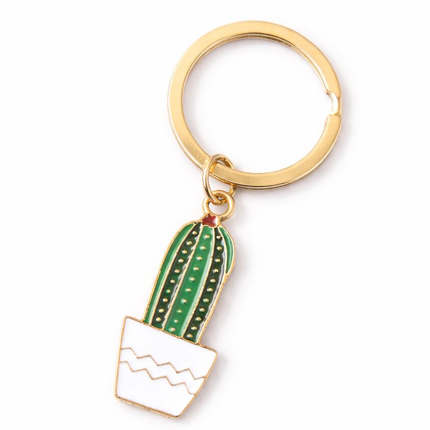 🌵 Lovely Cactus Key Chain – Cute Car Keychain Jewelry | Stylish & Durable