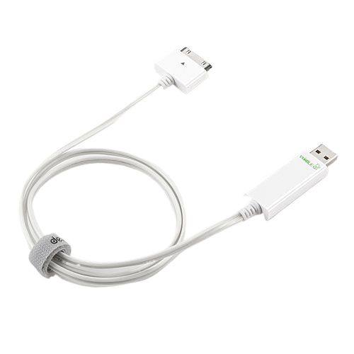 30 Pin Visible Green Smart Charge & Sync Cable for 30 Pin Cable Tab & Phone Model DWA063-WE