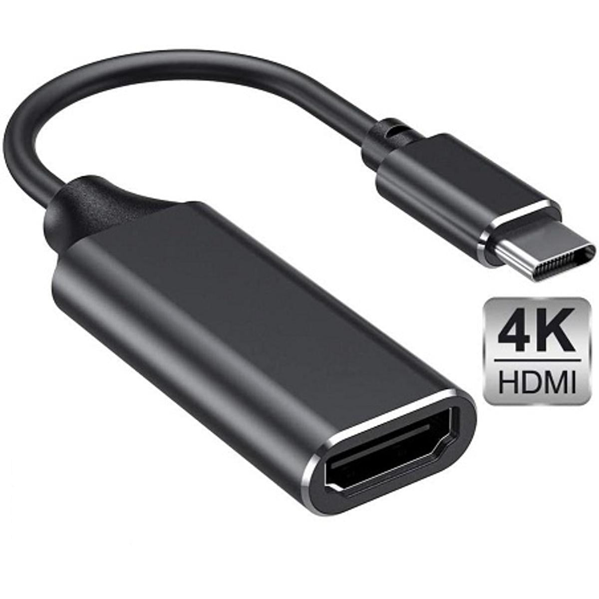 USB C to HDMI Adapter, Type C to HDMI 4K Adapter (Thunderbolt 3 Compatible) with Video Audio Output for Apple MakBook Pro 2018/2017/2016, Note 9/S9/Note 8/S8, Mate 20 & etc