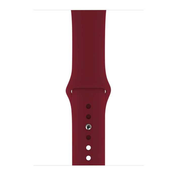 new fashion color full Silicone Sport Band for I Watch 42mm/44mm/45mm/49mm - Maroon