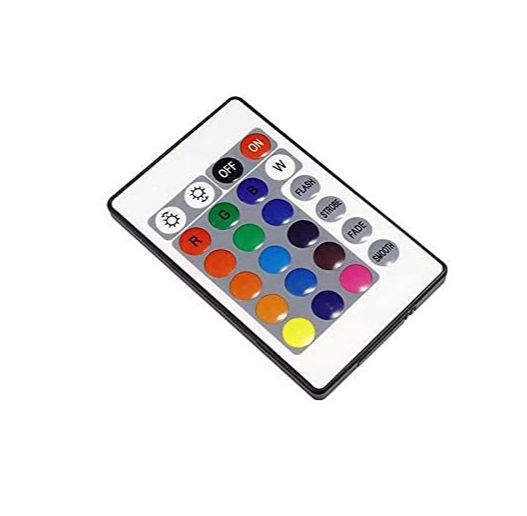 24-Key IR Remote Controller for RGB LED Light Strip – DC 12V