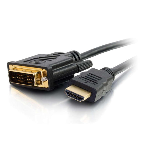 HDMI to DVI Cable 1 Meter HDMI to DVI-D Male to Male Adapter Cable for Monitor, PC, Laptop