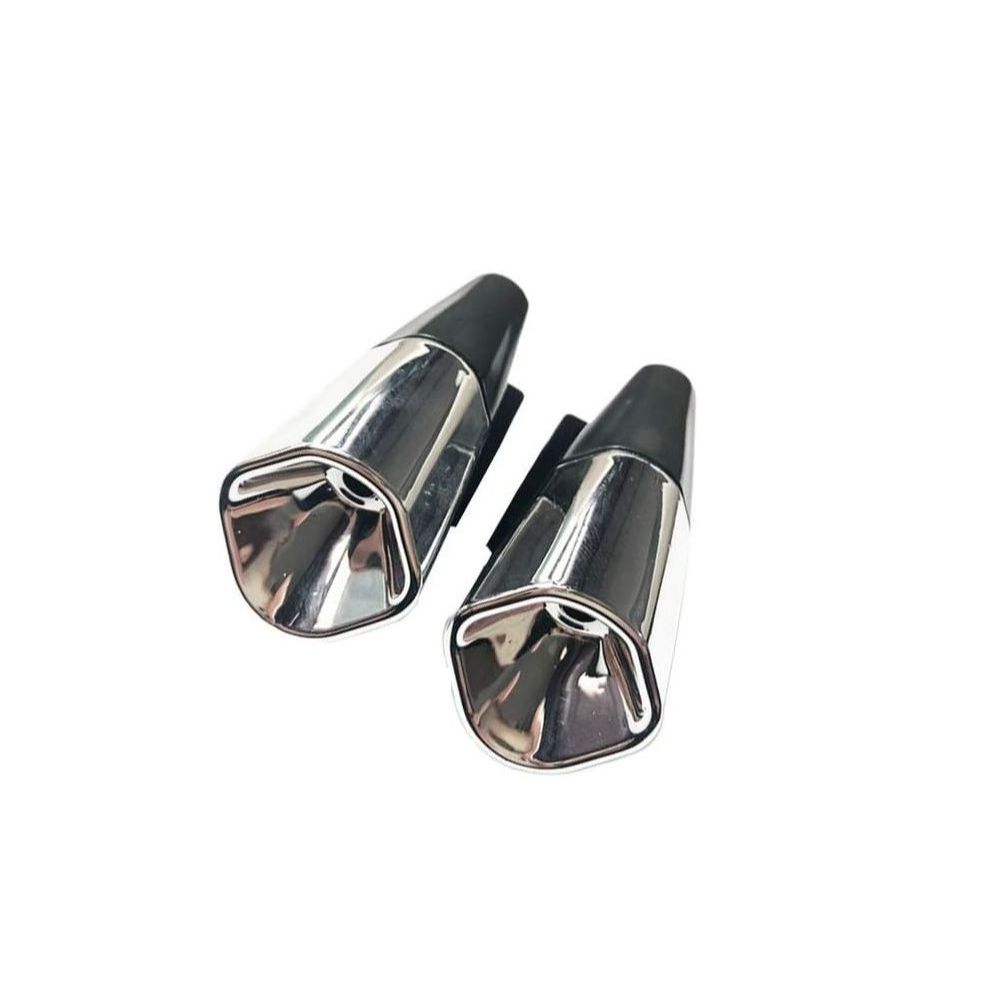 2PCS Motor Car Deer Whistle Device – Universal Auto & Motorcycle Safety Alert Bell – Silver Deer Warning Whistles for Vehicle Protection