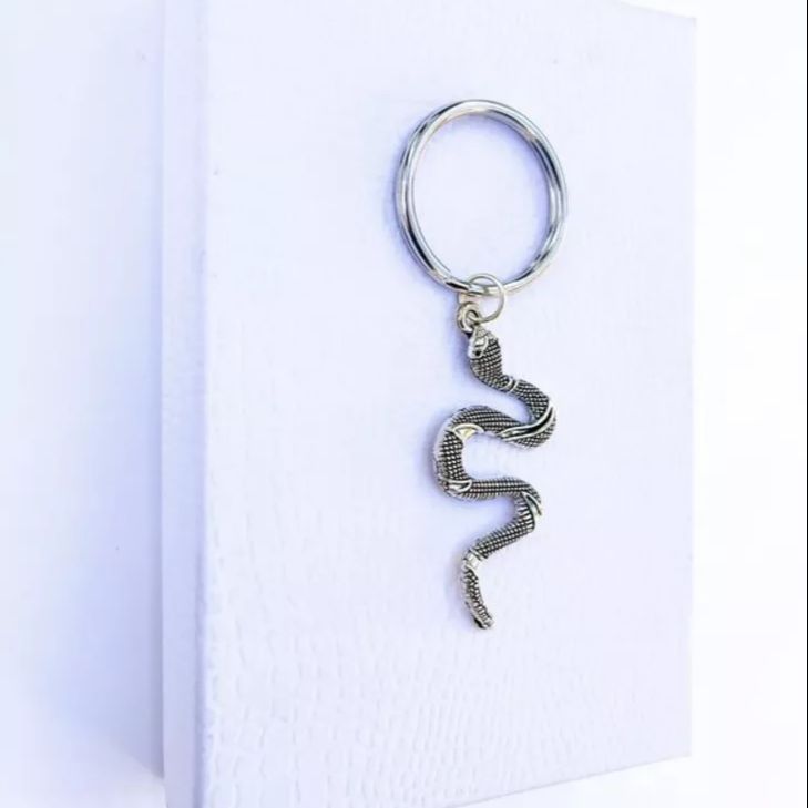 Snake Pendant Keychain Key Ring Metal Gift for your Love One