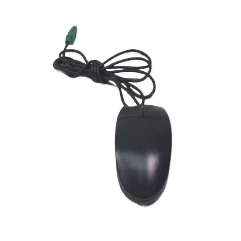 M-S34 Black Trackball USB Mouse with 2 Meter Cable – Branded Optical Trackball Mouse for PC, Computer & PS/2 Compatible Ergonomic Design