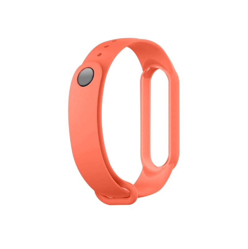 Original Mi Band 6/5 Silicone Smart Watch Strap Wrist Band for NFC/5 (Orange)