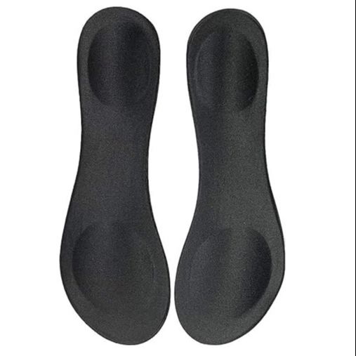 Happystep Women Thin Shoe Insoles 20cm – Cushion Pads for High Heels, Pumps, Flats & Sandals, Shock Absorption Heel & Ball Support, Comfortable Black Insoles