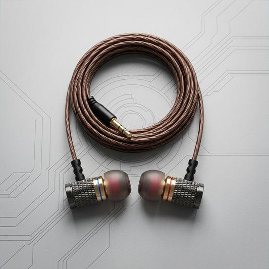 KZ EDR1 Wired Earphones | Metal IEM 3.5mm HiFi Bass (No Mike) - Pakistan