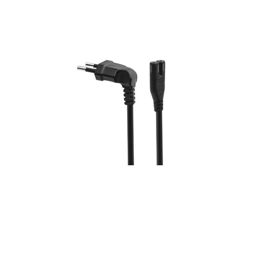 1.5 Meter 2-Pin L-Shape Universal AC Power Cord for Printer, Laptop, PC & Notebook – Replacement Power Cable Wire