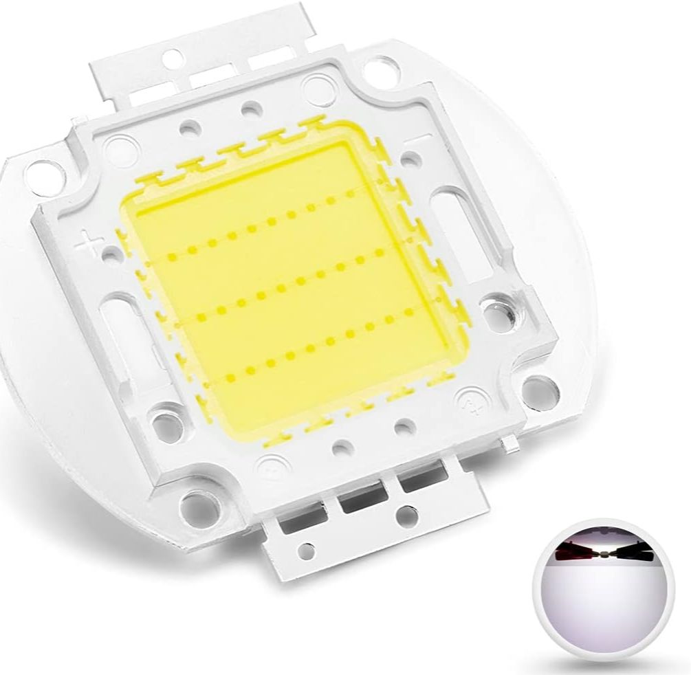 1 pcs 30W High Power White COB LED Chip 6000K–6500K | 900mA DC 30V Super Bright SMD LED for DIY Lighting