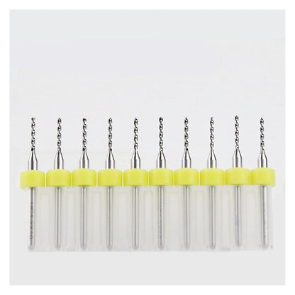Drill Bits 1.0mm Carbide set of 10 pcs drill bits 1.0 mm XCAN Metal Drilling Set Woodworking CNC Router CNC Wire Machine Laser Cutting router bits for wood