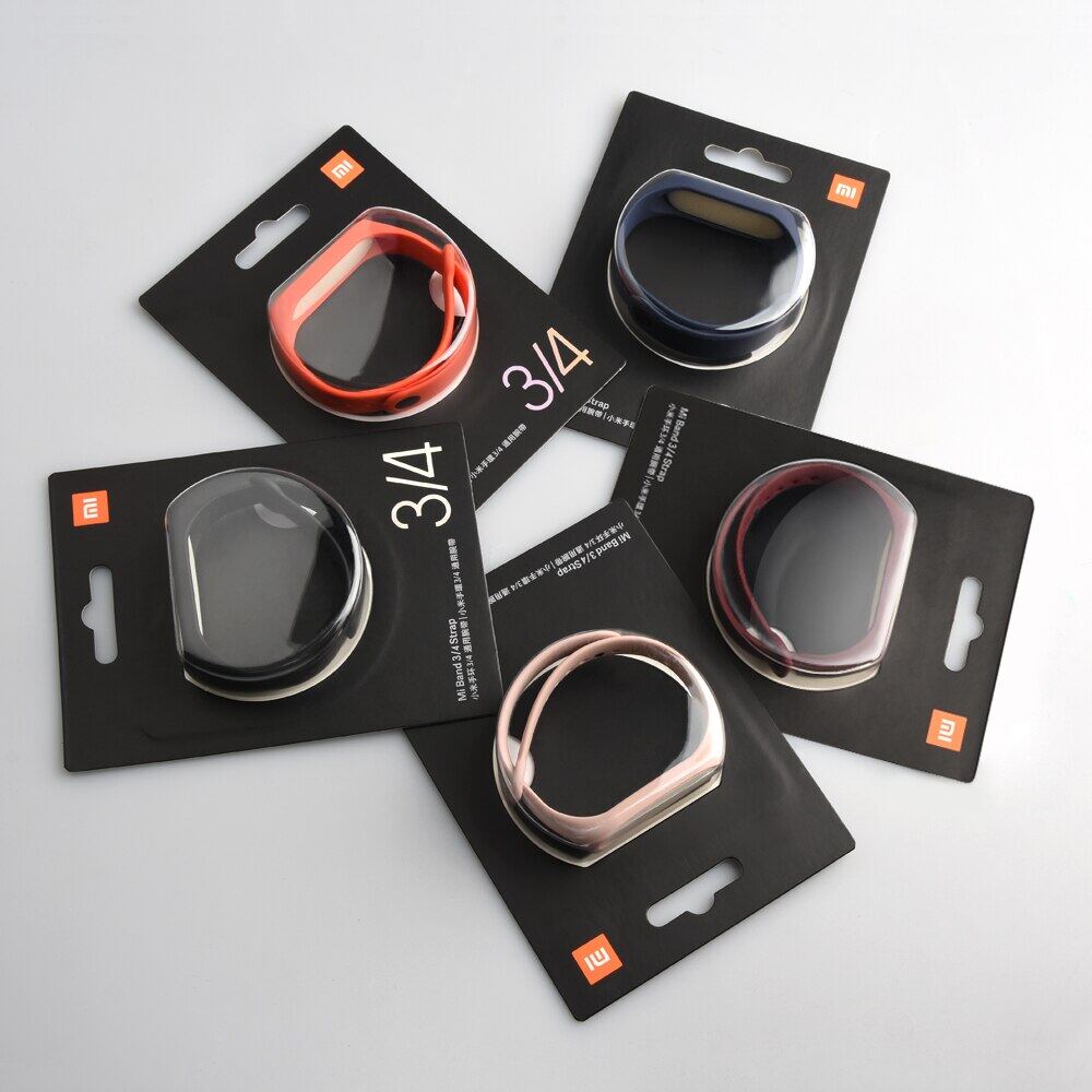 Xiaomi Original Strap Color Bracelet Smart Accessories for Mi Band 4 3 NFC Smart Wristband Premium Quality(Host\Watch Not Included) 1 Pc