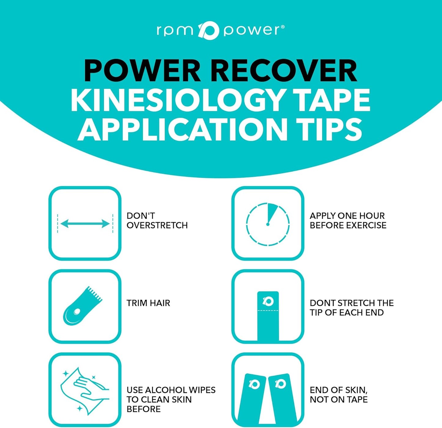 Red Kinesiology Tape Classic – Latex-Free Sports Tape for Muscle Support, Joint Stability & Athletic Recovery