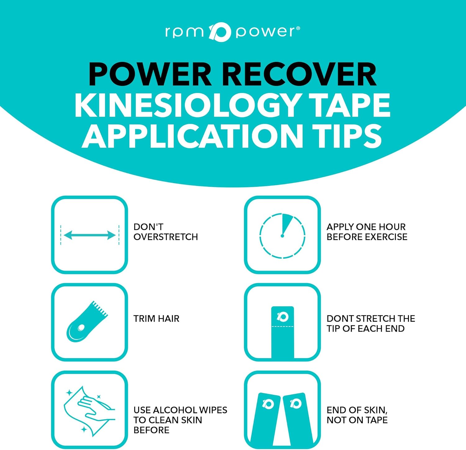 Red Kinesiology Tape Classic – Latex-Free Sports Tape for Muscle Support, Joint Stability & Athletic Recovery