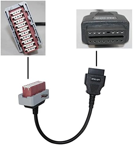 PSA 30 Pin Connector OBD OBD2 Adapter Cable for Citroen Peugeot 106 406