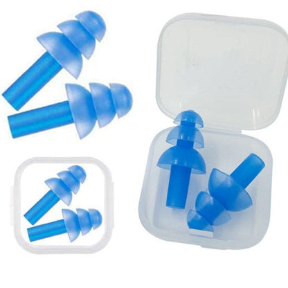 Ear Plugs Soft Silica Gel Noise Reduction for Sleeping/Meditation/Swimming Adult/Child/Reusable for Travel Ear Plug  (Multicolor)