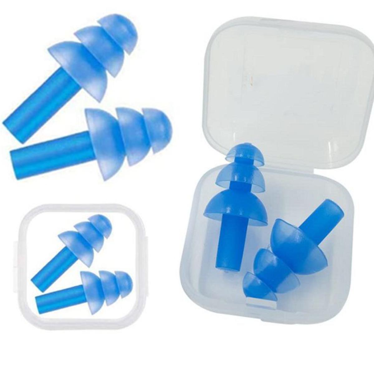 Ear Plugs Soft Silica Gel Noise Reduction for Sleeping/Meditation/Swimming Adult/Child/Reusable for Travel Ear Plug  (Multicolor)