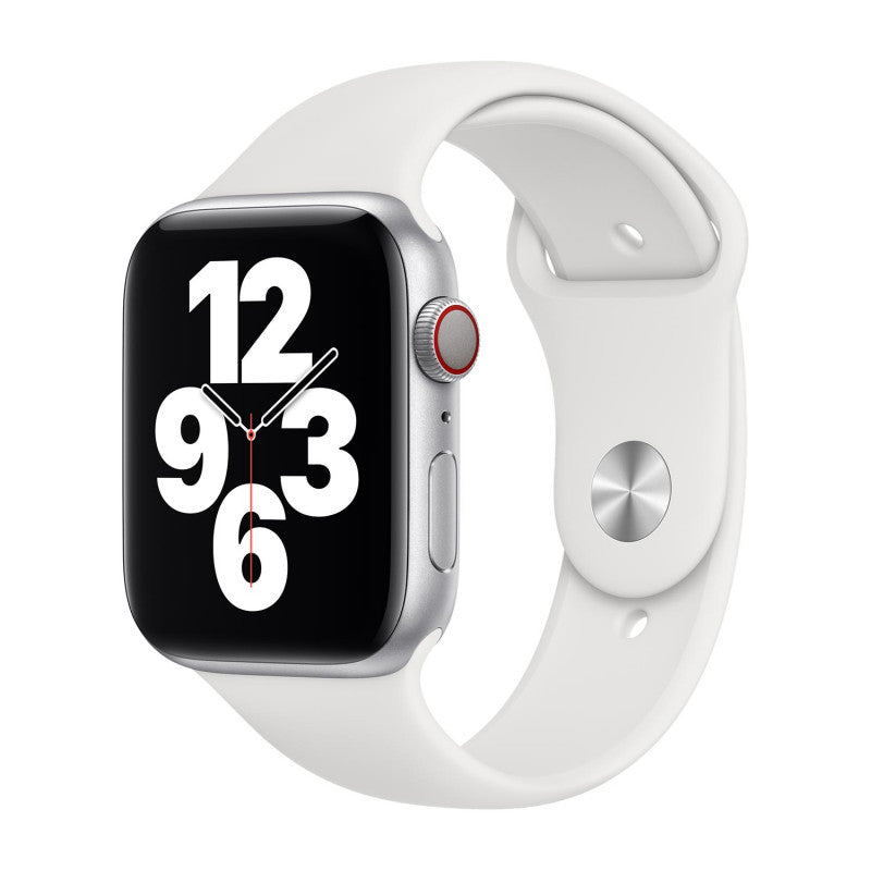 ⌚ Sport Band for iWatch – White Silicone Strap  Compatible Models: 42mm / 44mm / 45mm / 49mm | Series 1 / 2 / 3 / 4 / 5 / 6 / SE | T55 MC 72 Pro / HW22 / T500 W26+ / T500 Pro W26