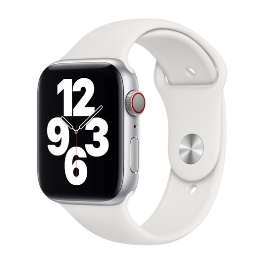 ⌚ Sport Band for iWatch – White Silicone Strap  Compatible Models: 42mm / 44mm / 45mm / 49mm | Series 1 / 2 / 3 / 4 / 5 / 6 / SE | T55 MC 72 Pro / HW22 / T500 W26+ / T500 Pro W26