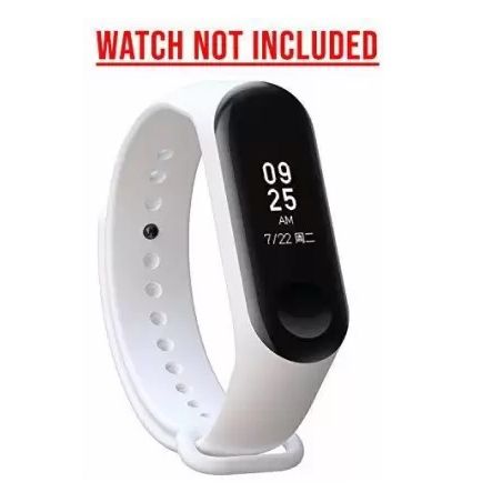 Mi Band 4 / 3 Strap White Color silicone