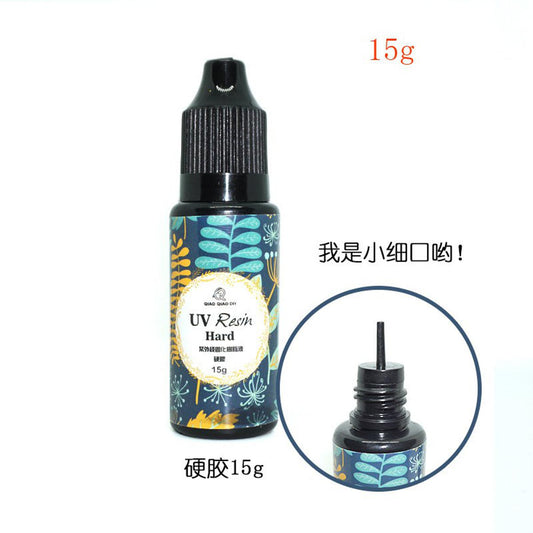 Fishing Quick Drying Glue Fly Tying Lure UV Clear Finish Glue Flow Hard Type UV Resin Glue DIY Accessories Fishing Quick Drying