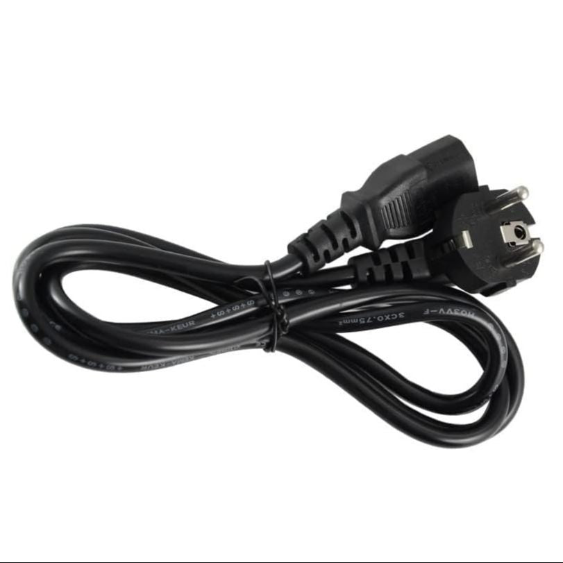 Plug CEE7/7 to C13 Power Cord – Computer Power Cable 10A/250V for PC, Monitor & Printer