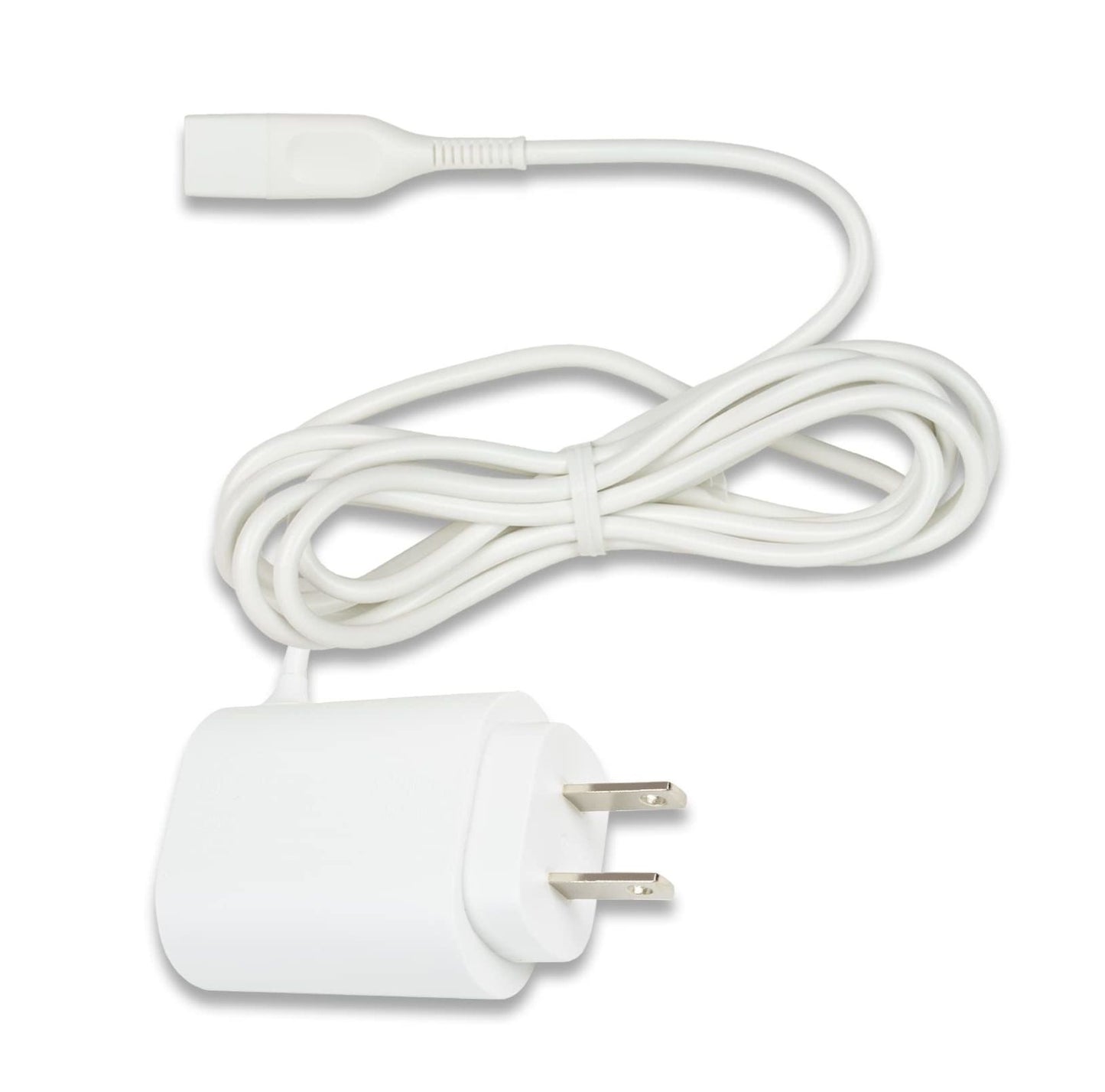 19V Replacement Charger for Braun Silk-épil & FaceSpa Pro – White Power Adapter Compatible with Silk-épil 9, 7, 5 Series & FaceSpa Pro Models