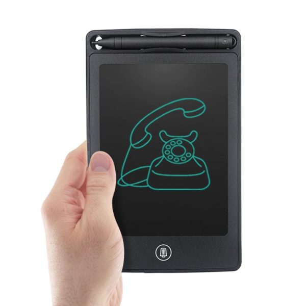 LCD Writing Tablet for Kids, 6.5 Inch Drawing Board Doodle Scribbler Board for 3-6 Years Old Girls Boys, Erasable Electronic Painting Learning Pads, Prizes for Kids