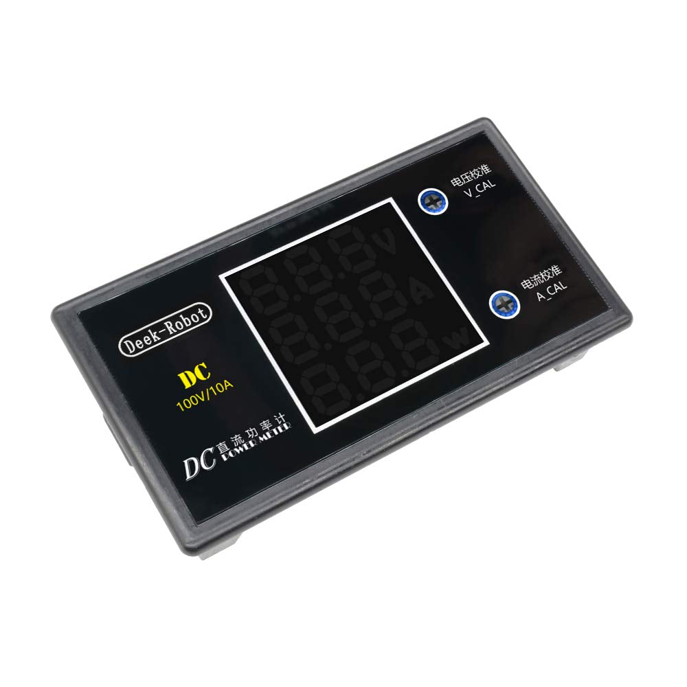 LCD Digital Voltmeter Ammeter Wattmeter DC 0-100V 10A 250W – Voltage Current Power Meter Tester with LCD Display