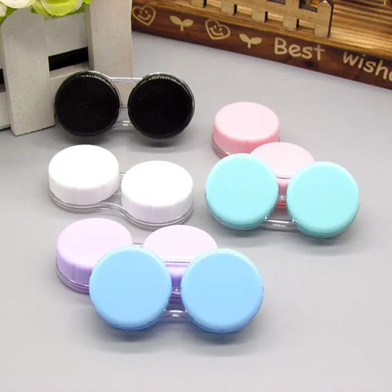 Candy Color Contact Lenses Box Color Caps Transparent back with with Right left later 1 PCS hi Quality material