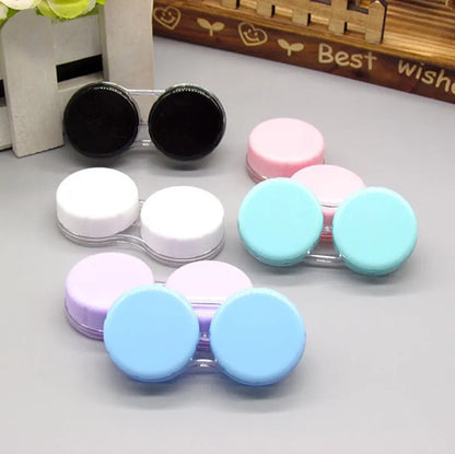 Candy Color Contact Lenses Box Color Caps Transparent back with with Right left later 1 PCS hi Quality material