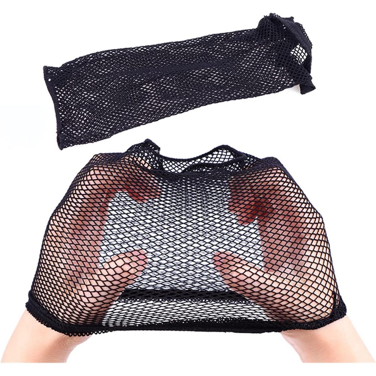 High Quality Black Wig Cap Hair Net Stocking Cap Elastic Mesh for wigs strong fixing