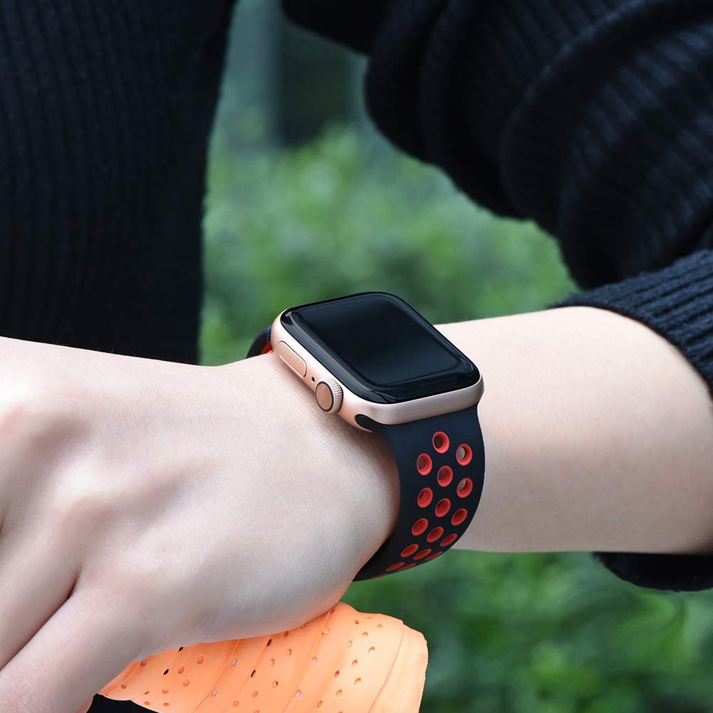 Sport Silicon Strap For i Watch Band Series 1, 2, 3, 4, 5, and 6 42mm/44mm 38mm/40mm Iwatch 5 4 3 Bracelet Belt Accessories