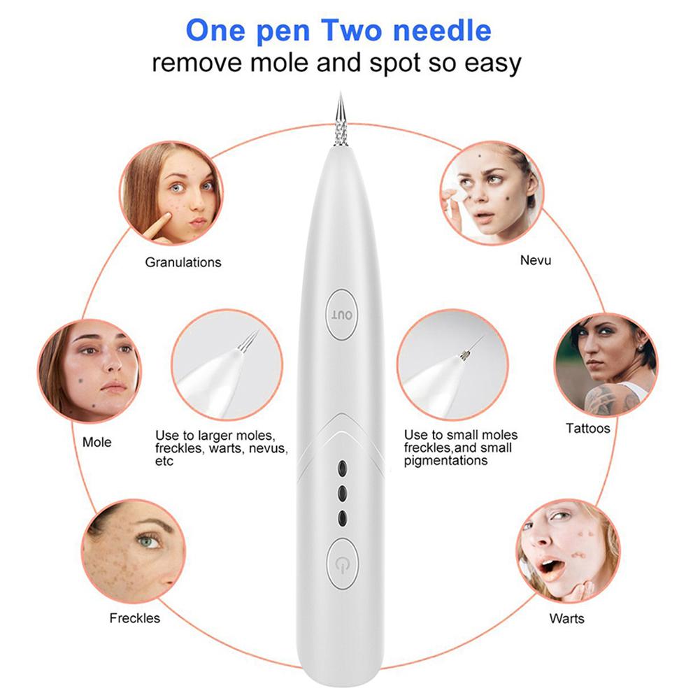 Mini Laser Freckle Skin Mole Dark Spot Remover Face Wart Tag Tattoo Removal Pen