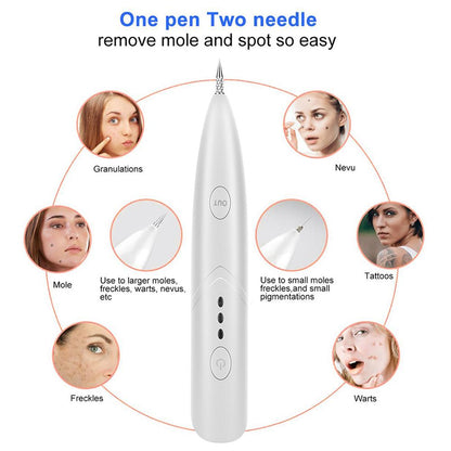 Mini Laser Freckle Skin Mole Dark Spot Remover Face Wart Tag Tattoo Removal Pen