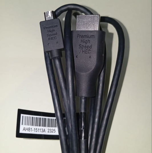 Samsung Micro HDMI to HDMI Cable Branded – High Quality 4K Audio Video Cable for Cameras, Tablets & HDTVs AH81-15113A