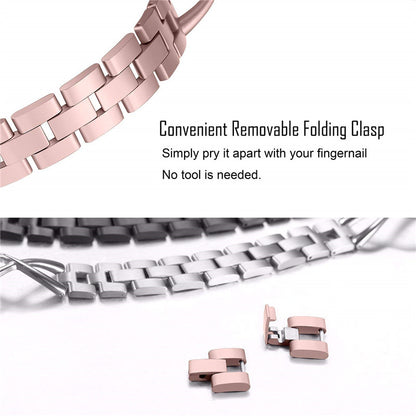 Rose Gold Strap For i Watch Bands 38mm / 40mm Women Watch Band Stainless Steel Replace Strap For Iwatch Series 4 3 2 1
