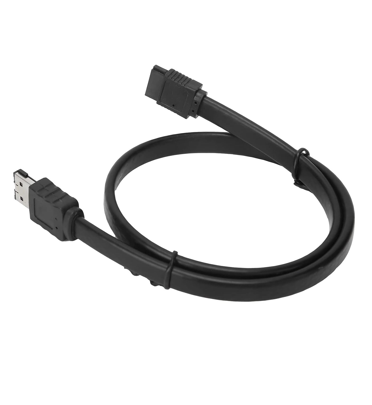 Premium Quality 1 Meter eSATA to eSATA Cable 3Gbps – Shielded External SATA 2 Data Cable for Fast & Stable Connection