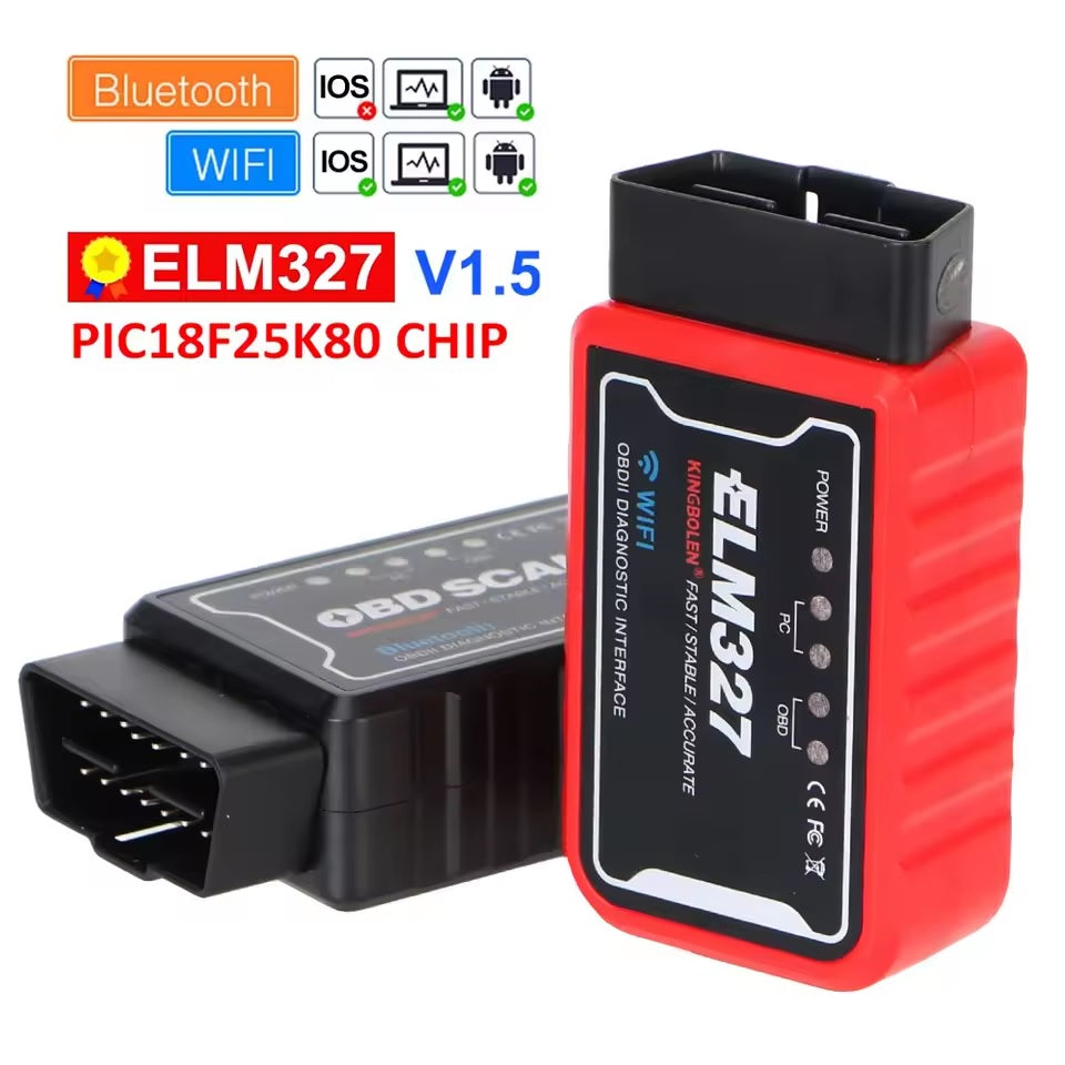 Ú¯Ø§Ú‘ÛŒ Ù¹ÛŒØ³Ù¹Ø± elm327v1.5pic25k80 Ú†Ù¾ Ø¨Ù„ÙˆÙ¹ÙˆØªÚ¾ ÙˆØ±Ú˜Ù† obd2 Ø§ÛŒÙ†ÚˆØ±Ø§Ø¦Úˆ Ø³Ø³Ù¹Ù…