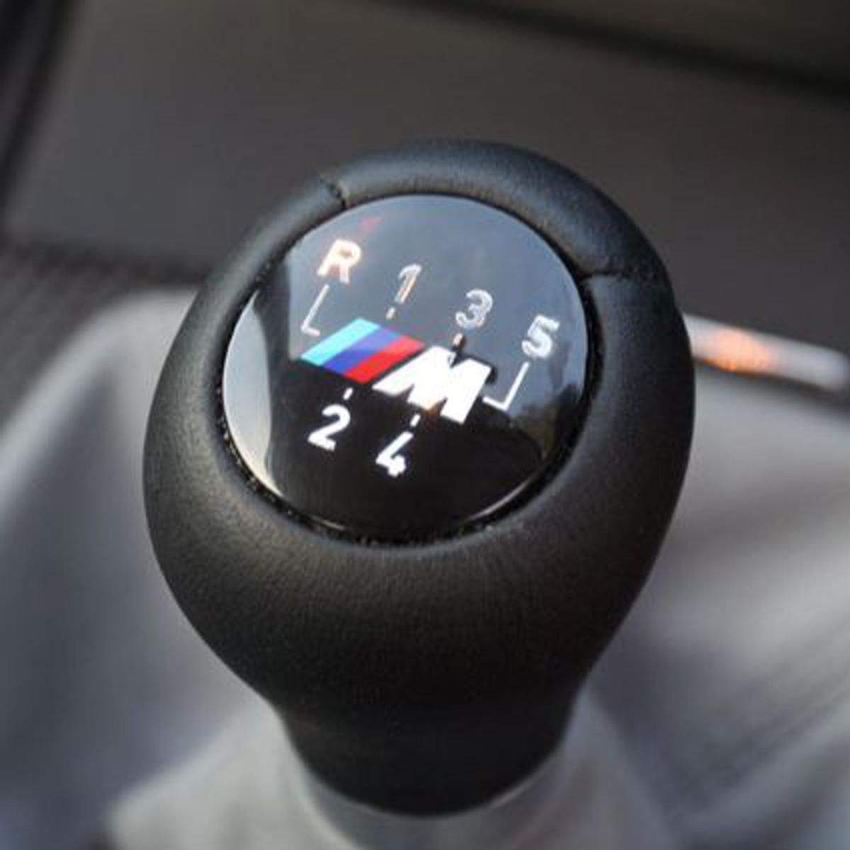 BMW 5-Speed M Leather Gear Stick Knob Black E46 3 Series Genuine 25117896031