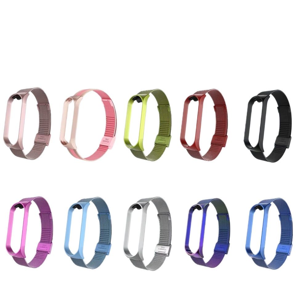 Mi Band 4 Metal Strap Bracelet Milanese Strap Wristband Miband4 Pulseira For Xiaomi Mi Band 4 Band4 (Watch not included)