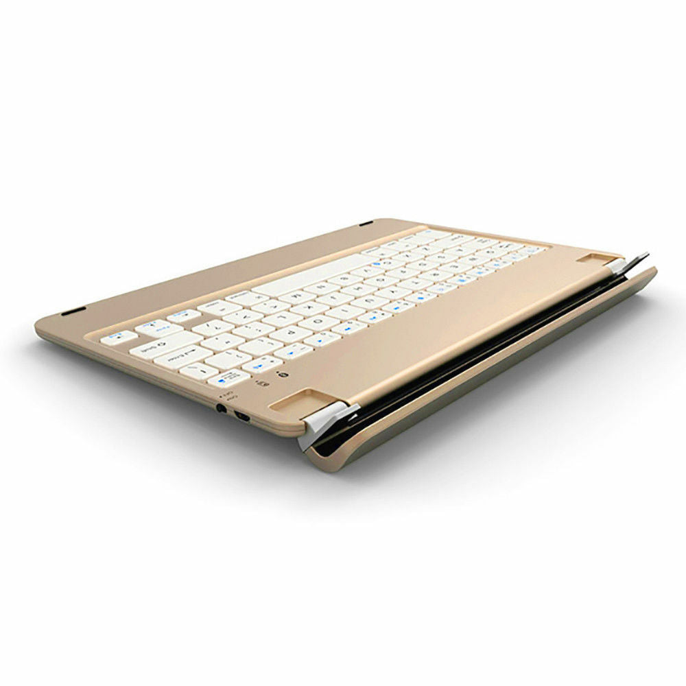 Kee note bluetooth wireless keyboard F17 for i-Pad air 1 (Golden) (Tab Not Included)