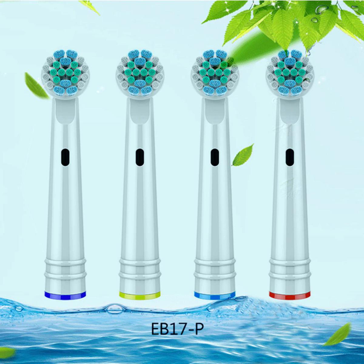 EB17-P EB17P Electric Toothbrush Replacement Heads Oral Hygiene Clean 4pcs/Lot