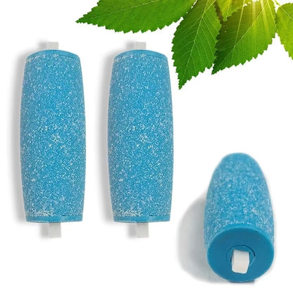 2 Pces Foot Pedicure Machine Replacement Roller Head with Diamond Crystals wet & Dry Foot Scrubber Dead Skin Tool
