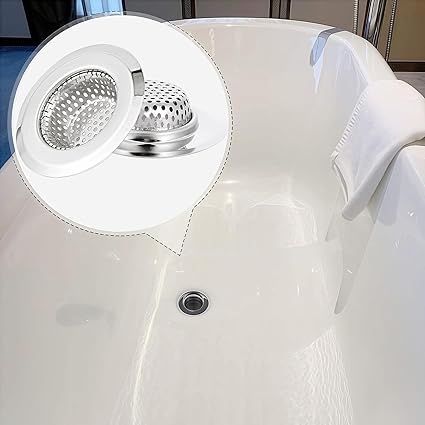 1pcs Stainless Steel Sink Strainer Bathroom Kitchen HEAVY DUTY Wholesale